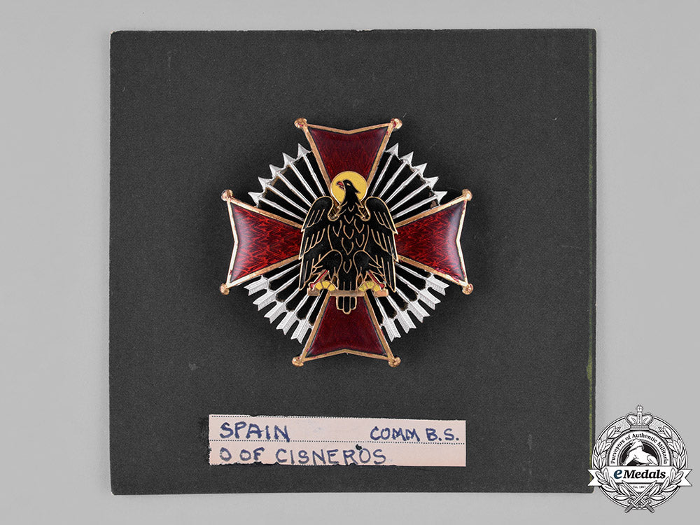 spain,_franco’s_period._an_order_of_cisneros,_commander's_star,_c.1955_c18-037834