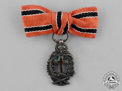 Spain, Kingdom. A Miniature Order Of The Holy Cross And Victims Of May 2, 1808, Silver Medal, C.1900