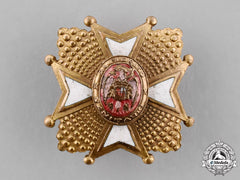 Spain, Franco’s Period. A Miniature Order Of Health, Grand Cross Star, C.1950