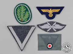 Germany, Wehrmacht. A Group Of Second War Period Wehrmacht Insignia