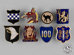 United States. Fifty Regimental Insignia Badges