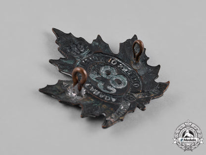 canada._a83_rd_infantry_battalion"_queen's_own_rifles"_cap_badge,_c.1916_c18-046278