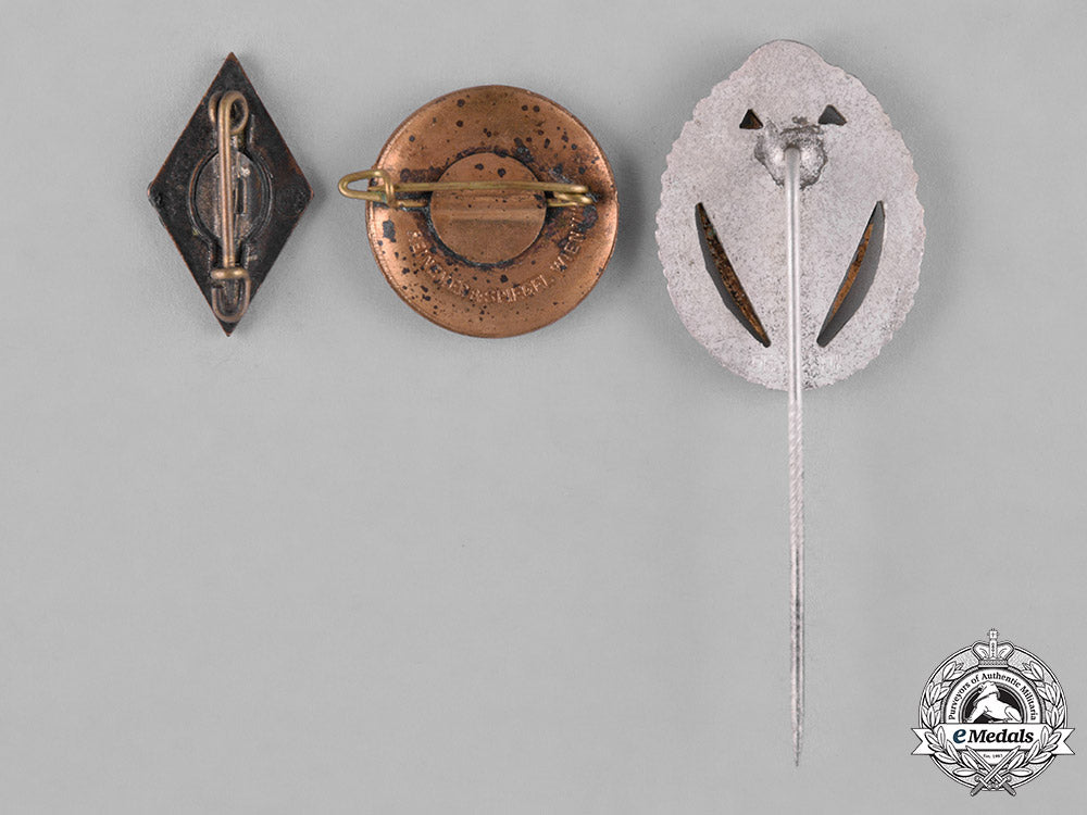 germany,_third_reich._a_lot_of_three_third_reich_period_badges_c18-047936