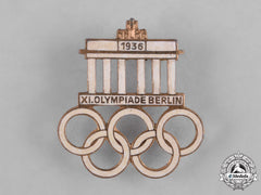 Germany, Third Reich. A 1936 Berlin Olympics Commemorative Badge By Hermann Aurich