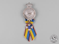 Germany, Imperial. A Braunschweig Landwehr Association 25 Year Membership Badge
