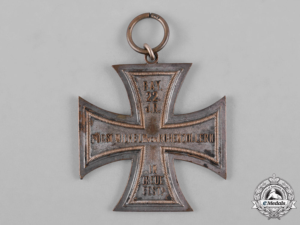 bavaria,_kingdom._a_cross_for_the_royal_bavarian22_nd_infantry_regiment_c18-051221