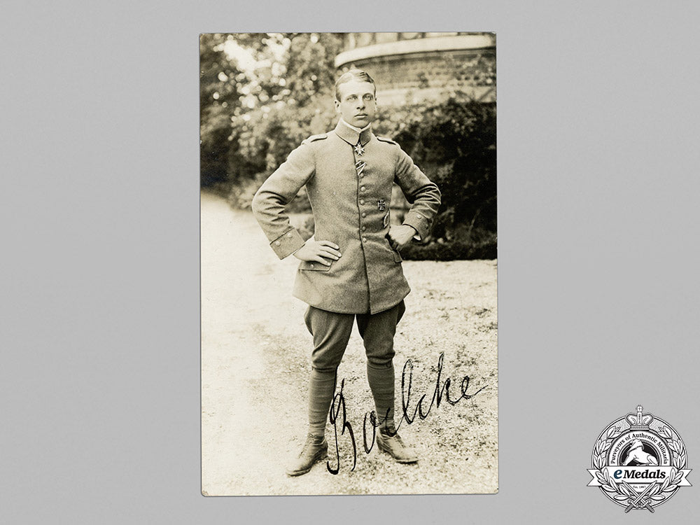 germany,_imperial._a_signed,_black-_and-_white_photograph_of_flying_ace_oswald_boelcke,_kia_c18-055463