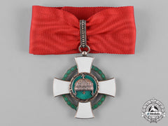 Hungary, Regency. An Order Of The Holy Crown, Iii Class Commander With War Decoration 1942
