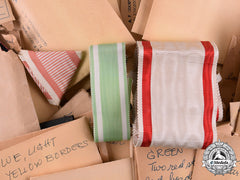 International. A Lot Of Ribbons From The Personal Collection Of Dr. Goodwin