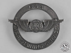 United States. A Civil Aeronautics Administration (Caa) War Training Service Cap Badge