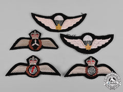 Canada. A Lot Of Five Royal Canadian Air Force Badges