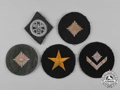 Germany, Kriegsmarine. A Lot Of German Navy Trade Patches And Rank Insignia