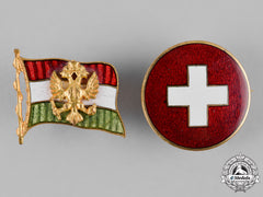 Austria, Imperial. A Pair Of Austro-Hungarian Badges