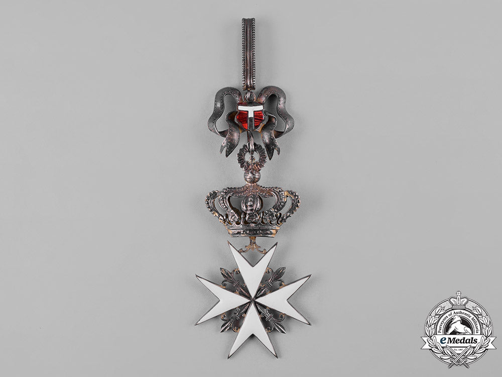 italy,_kingdom._an_order_of_merit_of_the_sovereign_military_hospitaller_order_of_saint_john,_by_tanfani_bertarelli_c19_2911