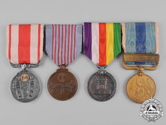 Japan, Empire. Four Medals & Decorations