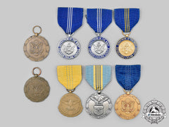 United States. A Lot Of Eight Civilian Awards