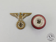 Germany. An Early Sa/Ss Set Of Kepi Insignia