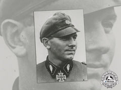 Germany. A Swedish Press Photo Of An Ss-Standartenführer Knight’s Cross Recipient