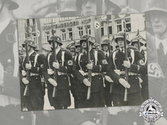 Germany. An Official Press Photo Of Lssah At The 1938 Nuremberg Rally