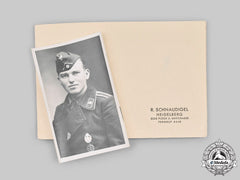 Germany, Heer. A Pair Of Studio Portraits Of Decorated Panzer Personnel