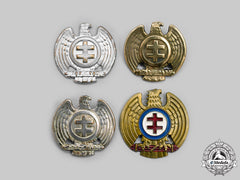 Slovakia, I Republic. A Lot Of Hlinka Youth Cap Badges