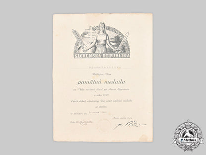 slovakia,_i_republic._a_defence_of_slovakia_medal,_type_i_with_award_document_c2020_137_mnc1430