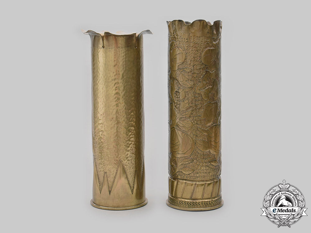 united_kingdom._a_second_war_pair_of105_mm_trench_art_brass_shells_c2020_229_mnc8931_1