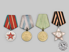 Russia, Soviet Union. A Lot Of Four Awards & Decorations