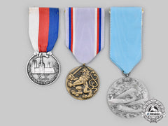 Republic Of Slovakia, Czech Republic, Czech And Slovak Federative Republic. Three Medals