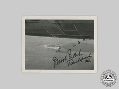 Germany, Luftwaffe. A Rare Signed Photo Of Ernst Udet In Flight