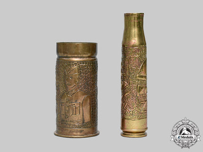 slovakia,_i_republic._a_pair_of_trench_art_brass_shell_cases1943_c2020_524_mnc8747