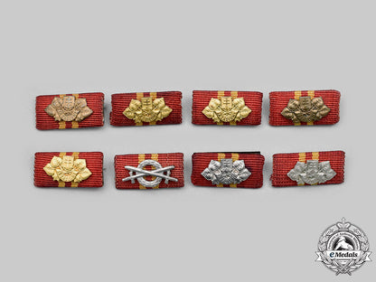 slovakia,_i_republic._a_lot_of_eight_war_victory_cross_ribbon_bars_c2020_548_mnc7955