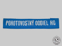 Slovakia, Republic. A Hlinka Guard Standby Section Armband