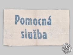 Slovakia, Republic. A Auxiliary Service To The Hlinka Guard Armband, C.1942