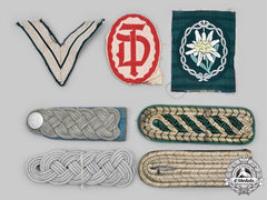 Germany, Third Reich. A Mixed Lot Of Uniform Insignia