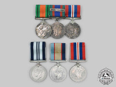 Canada, Australia, India, United Kingdom. A Lot Of Six Second War Medals