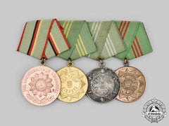 Germany, German Democratic Republic. A Group Of Four Medals