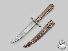 Turkey, Ottoman Empire. A Rare And Ornate Presentation Dagger With Damascus Blade, C.1860