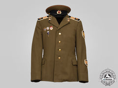 Russia, Soviet Union. A Red Army Artillery/Motor Troops Sergeant's Demobilization Uniform Cap & Dress Tunic