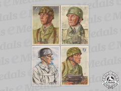 Germany, Wehrmacht. A Lot Of Fallschirmjäger Knight’s Cross Recipient Postcards