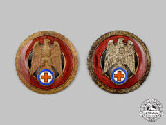 Slovakia, Republic. Two Slovak Red Cross Exemplary Service Badges