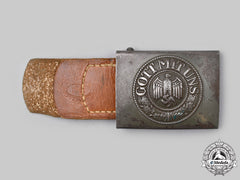 Germany, Heer. An Em/Nco’s Belt Buckle, By C.w. Motz