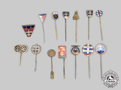 Slovakia, I Republic. A Mixed Lot Of Stick Pins