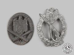 Germany, Wehrmacht. A Pair Of Service Badges