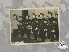 Germany, Third Reich. A Rudolf Hess Signed Press Photo