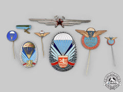 Czechoslovakia, Socialist Republic. A Lot Of Eight Badges