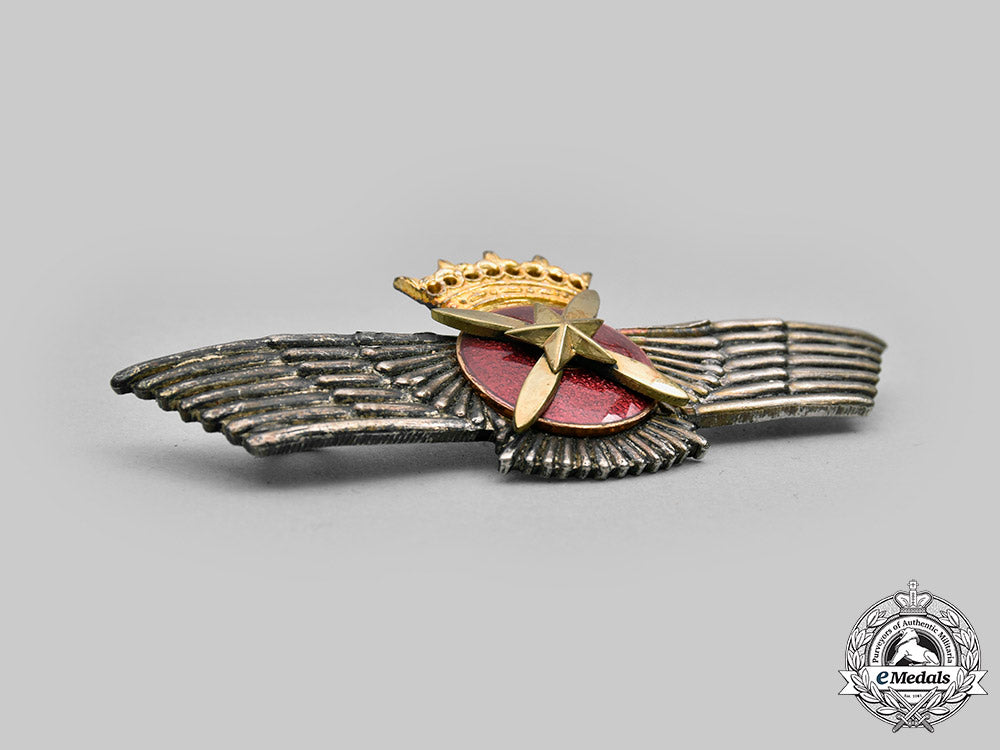 spain,_facist_period._an_air_force_pilot/_observer_badge_c.1955_c20506_mnc1353