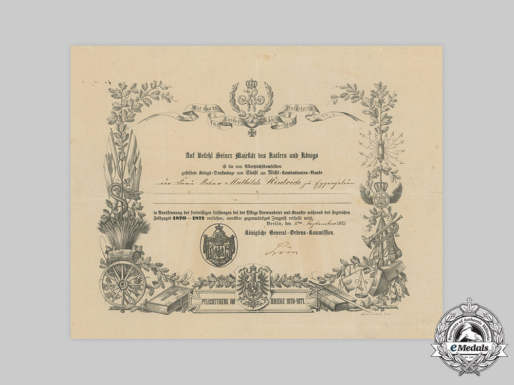 germany,_imperial._a_franco-_prussian_war_medal_for_non-_combatants_certificate_to_female_notary,1873_c20632m182_2245--copy