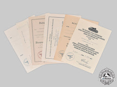 Germany, Heer. A Lot Of Award Documents To Leutnant Josef Kaiser, Tank Hunter Unit