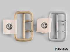 Germany, Nsdap. A Pair Of Political Leaders’ Belt Buckles